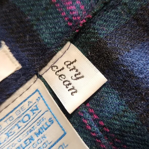 Vintage Pendleton Authentic Baird Tartan Pure Virgin Wool Pleated Skirt Size 18 - Picture 6 of 10